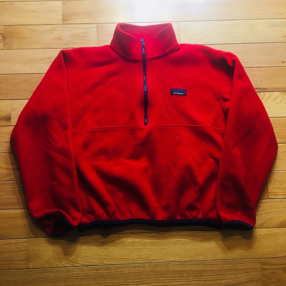 Vintage L.L. Bean 1/4 zip fleece